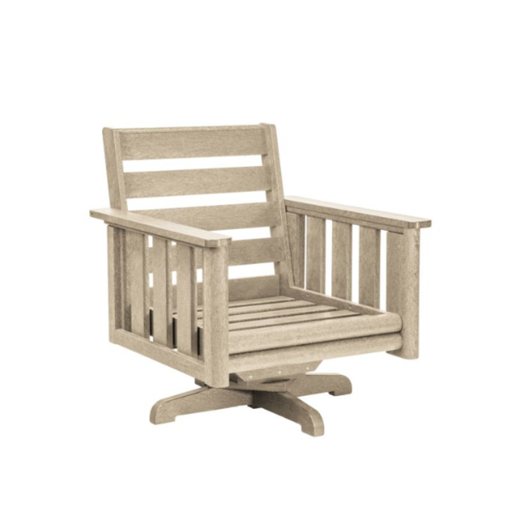 C.R. Plastics C.R. Plastics - Stratford Swivel Arm Chair Frame