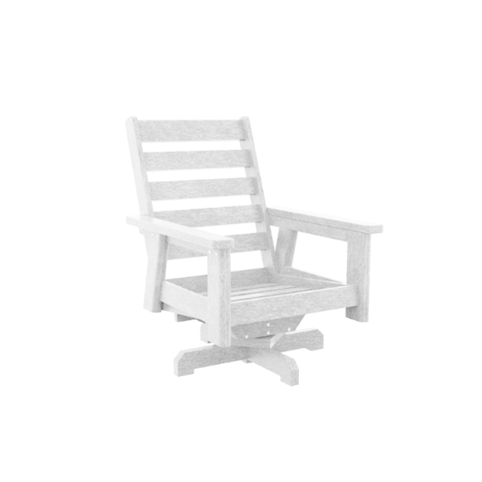 C.R. Plastics C.R. Plastics - Charleston High Back Swivel Arm Chair