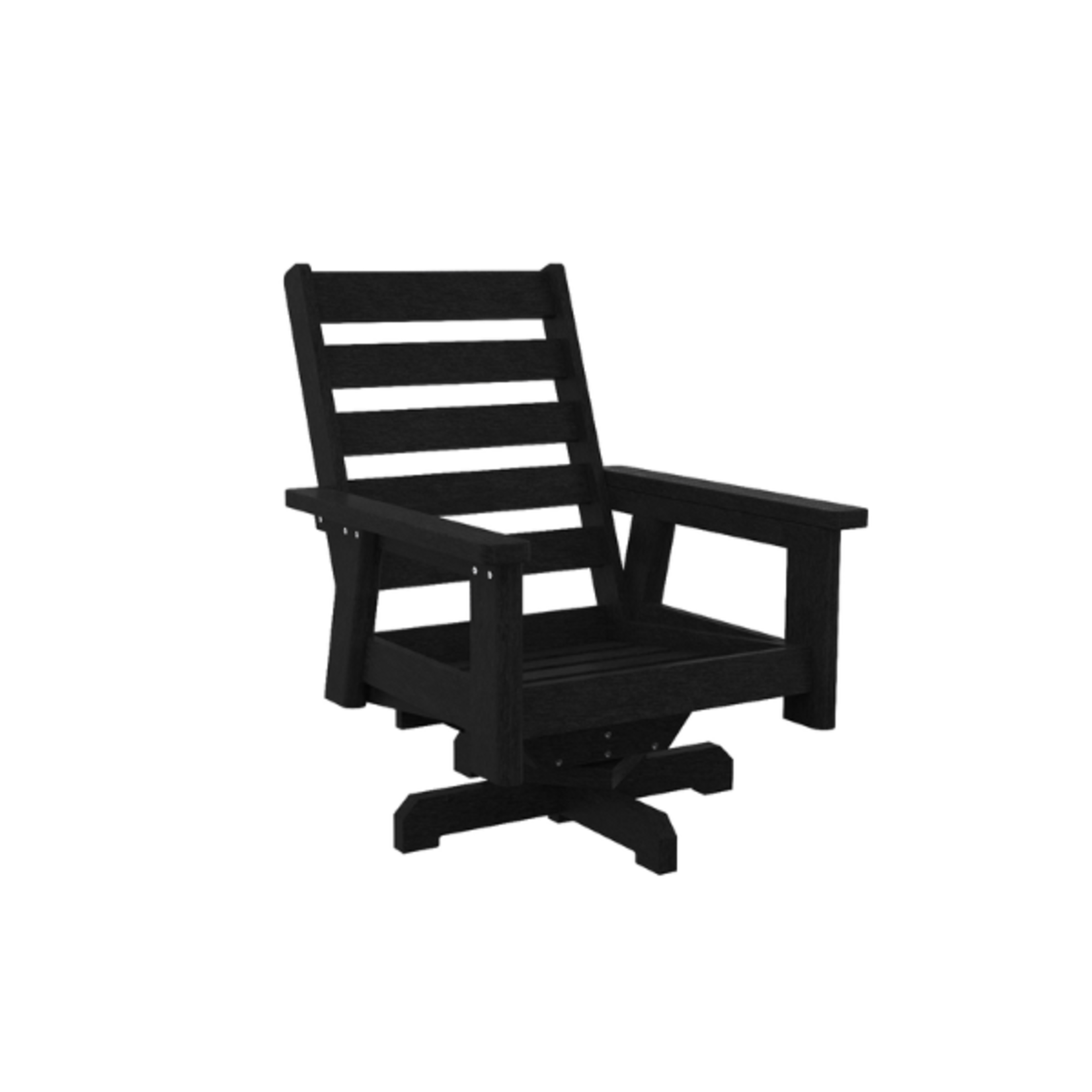 C.R. Plastics C.R. Plastics - Charleston High Back Swivel Arm Chair