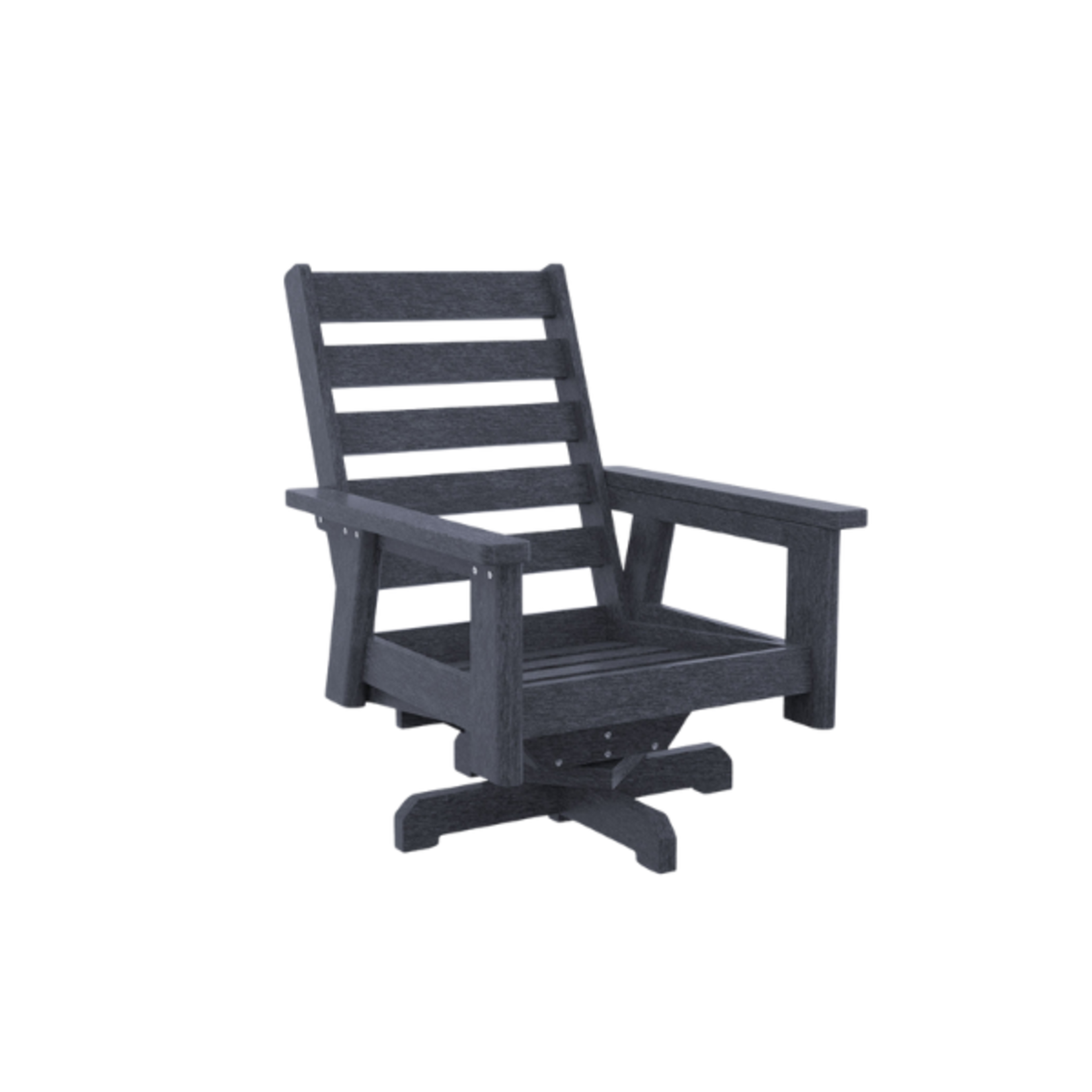 C.R. Plastics C.R. Plastics - Charleston High Back Swivel Arm Chair