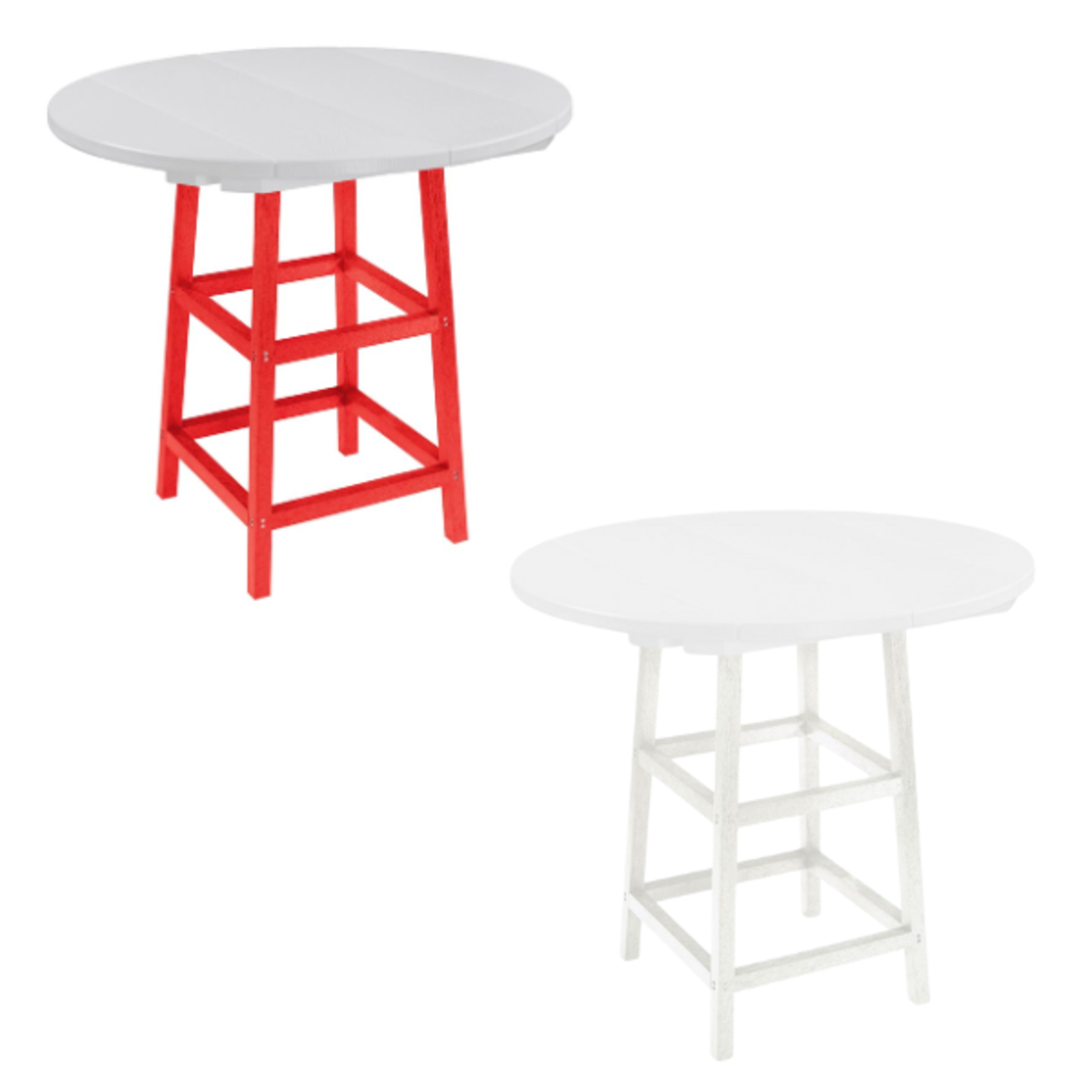 C.R. Plastics C.R. Plastic - 40" Pub Table Legs (Table Top Not Included)