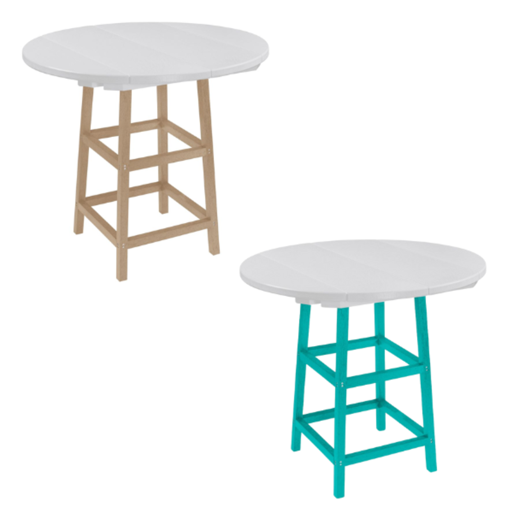 C.R. Plastics C.R. Plastic - 40" Pub Table Legs (Table Top Not Included)