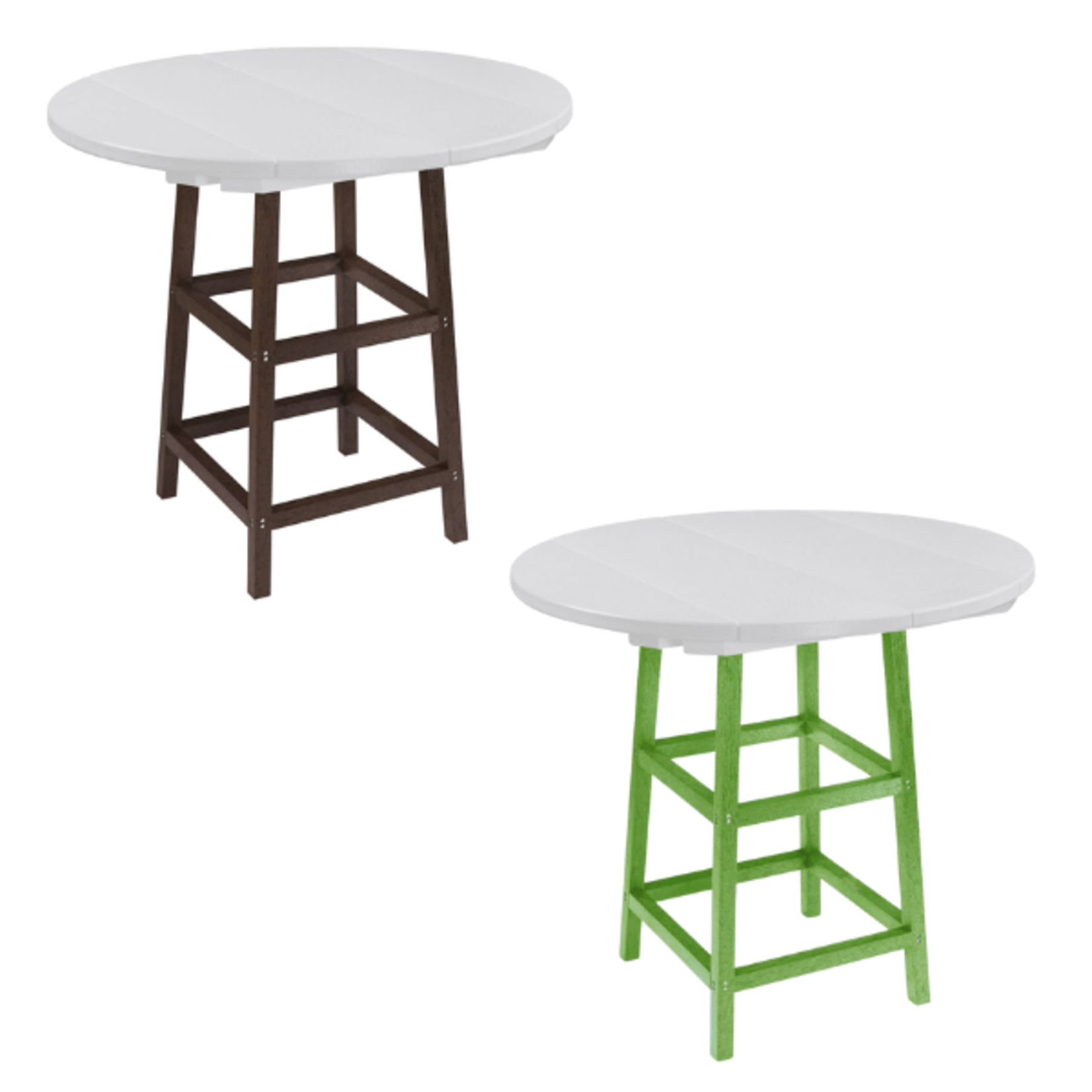 C.R. Plastics C.R. Plastic - 40" Pub Table Legs (Table Top Not Included)