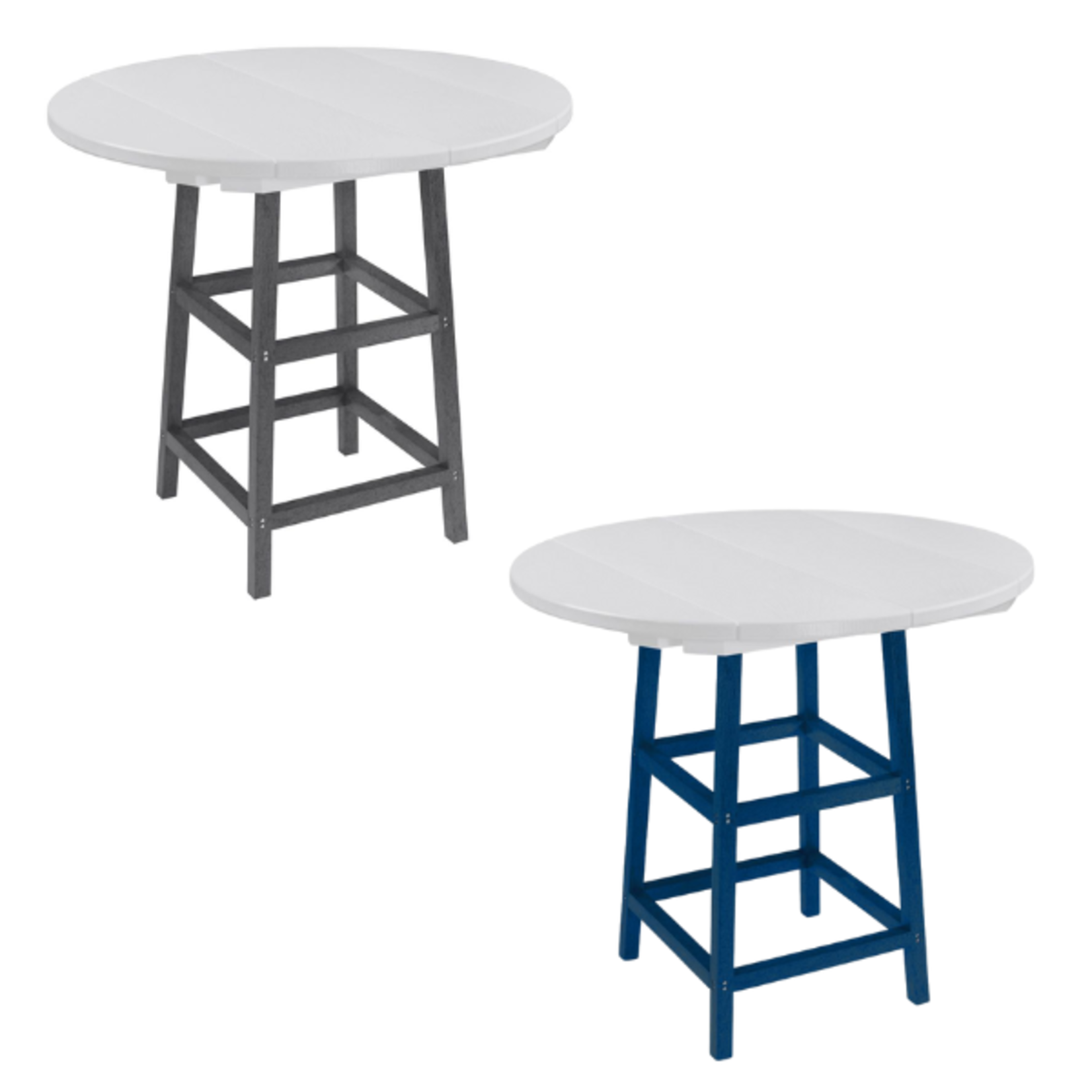 C.R. Plastics C.R. Plastic - 40" Pub Table Legs (Table Top Not Included)