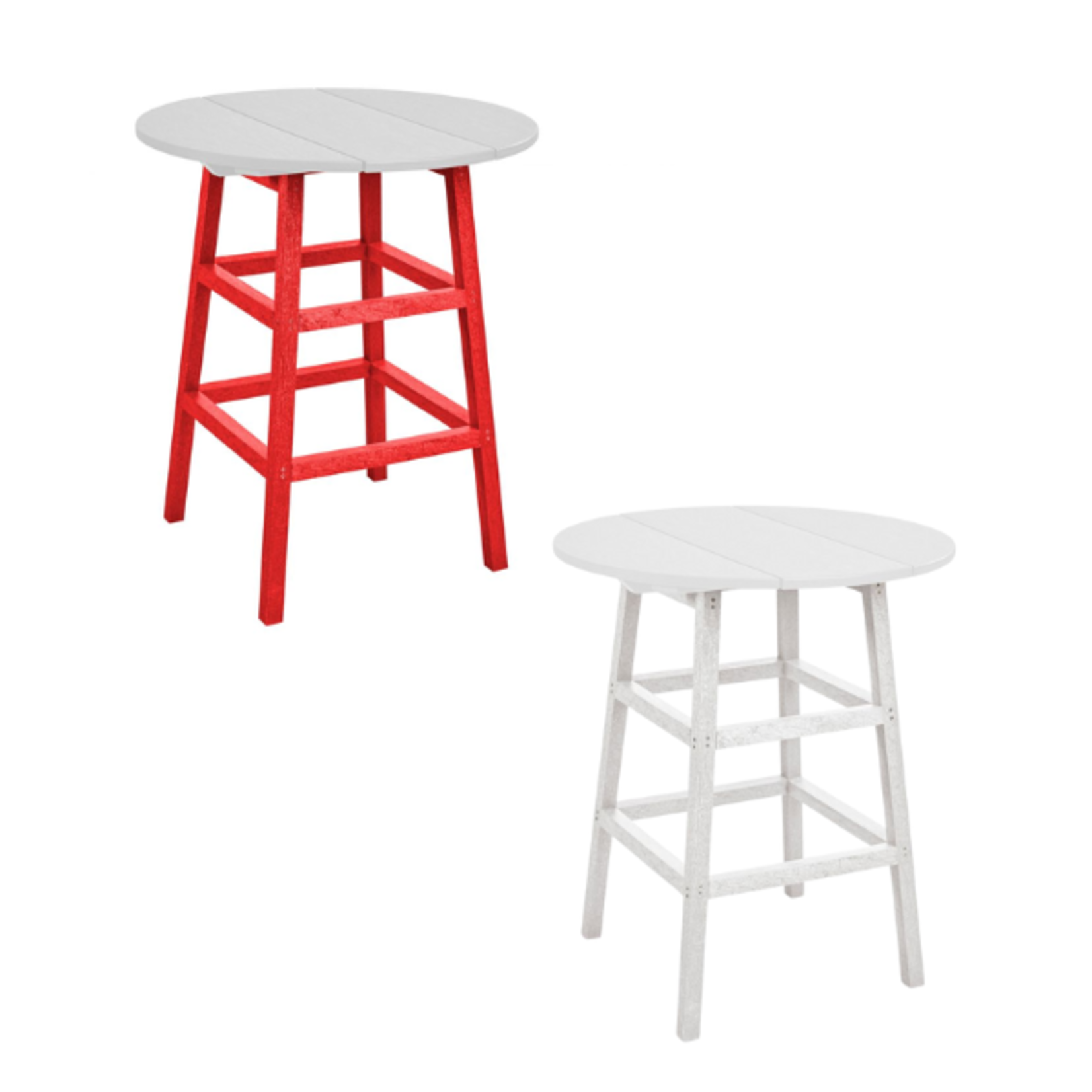 C.R. Plastics C.R. Plastic - Counter Table Legs (Table Top not Included)