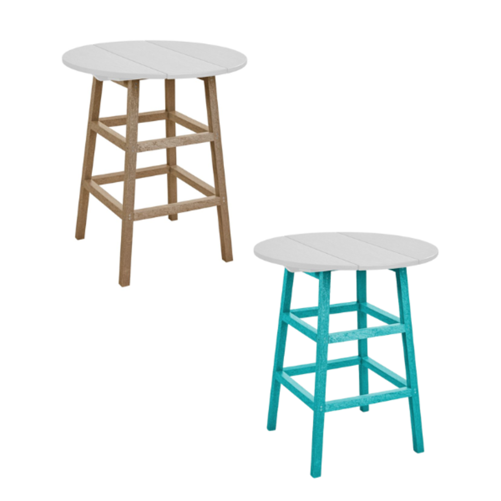 C.R. Plastics C.R. Plastic - Counter Table Legs (Table Top not Included)