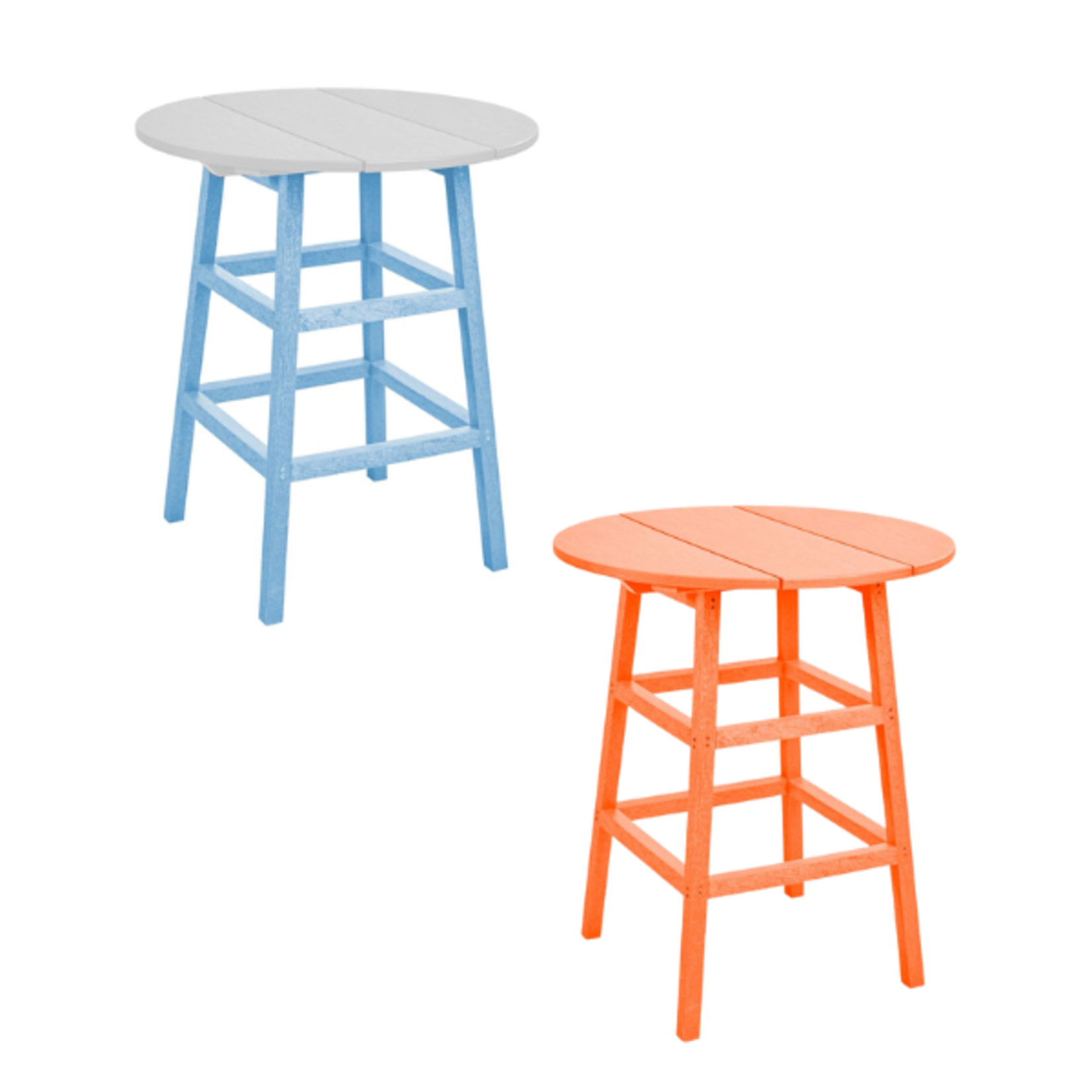 C.R. Plastics C.R. Plastic - Counter Table Legs (Table Top not Included)