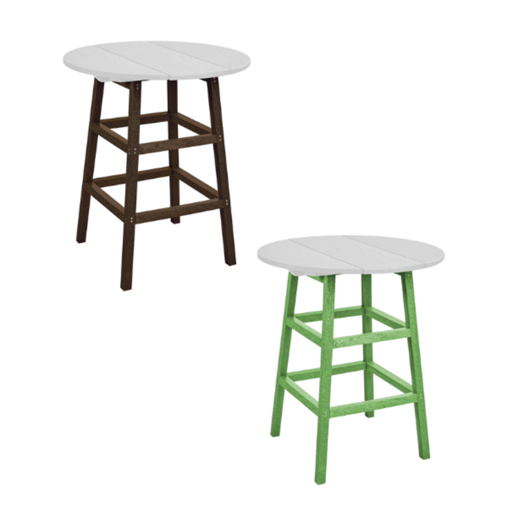 C.R. Plastics C.R. Plastic - Counter Table Legs (Table Top not Included)