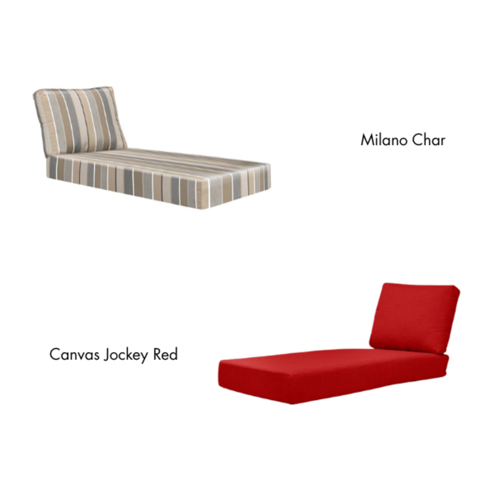 C.R. Plastics C.R. Plastics - Deep Seating Chaise Extension Cushion
