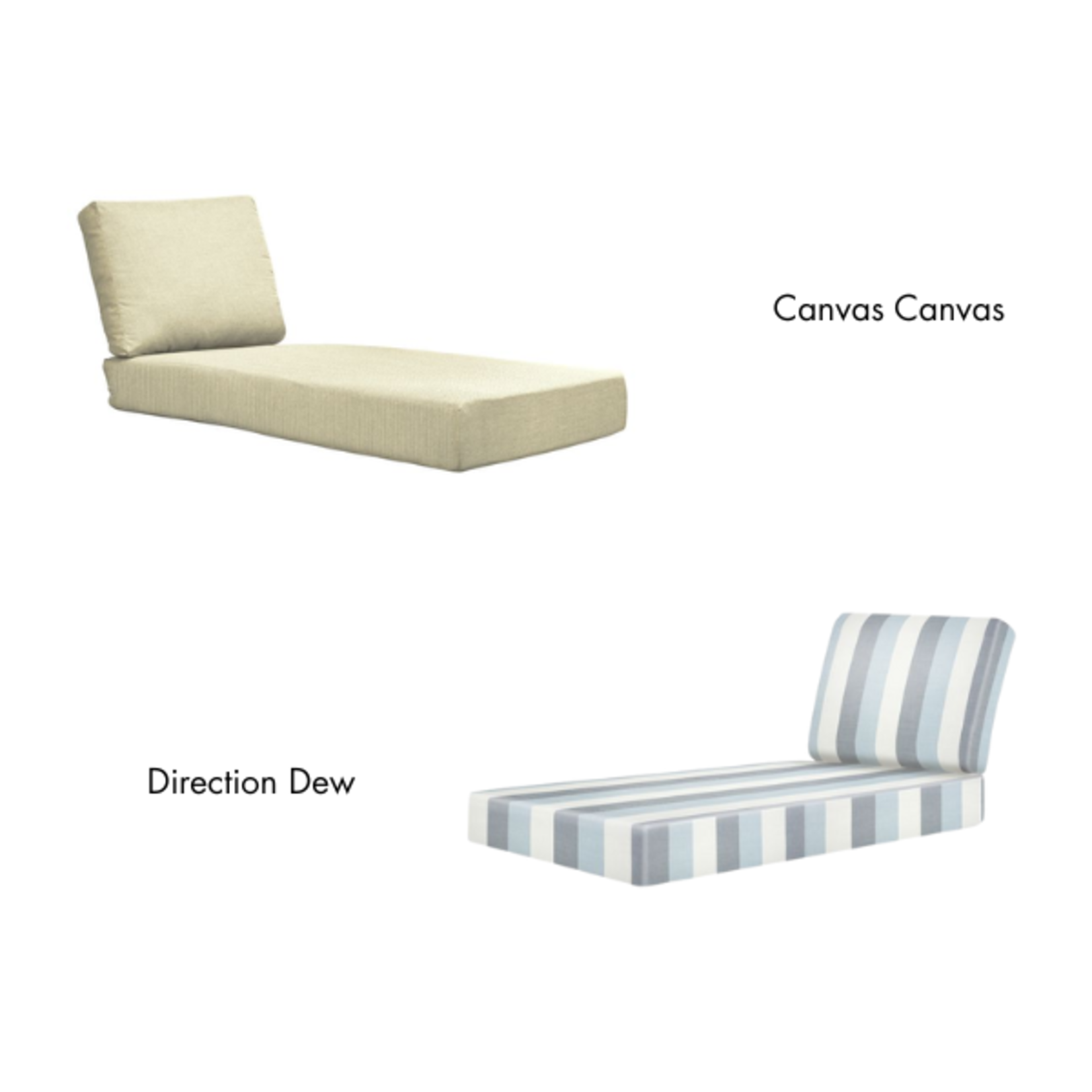 C.R. Plastics C.R. Plastics - Deep Seating Chaise Extension Cushion