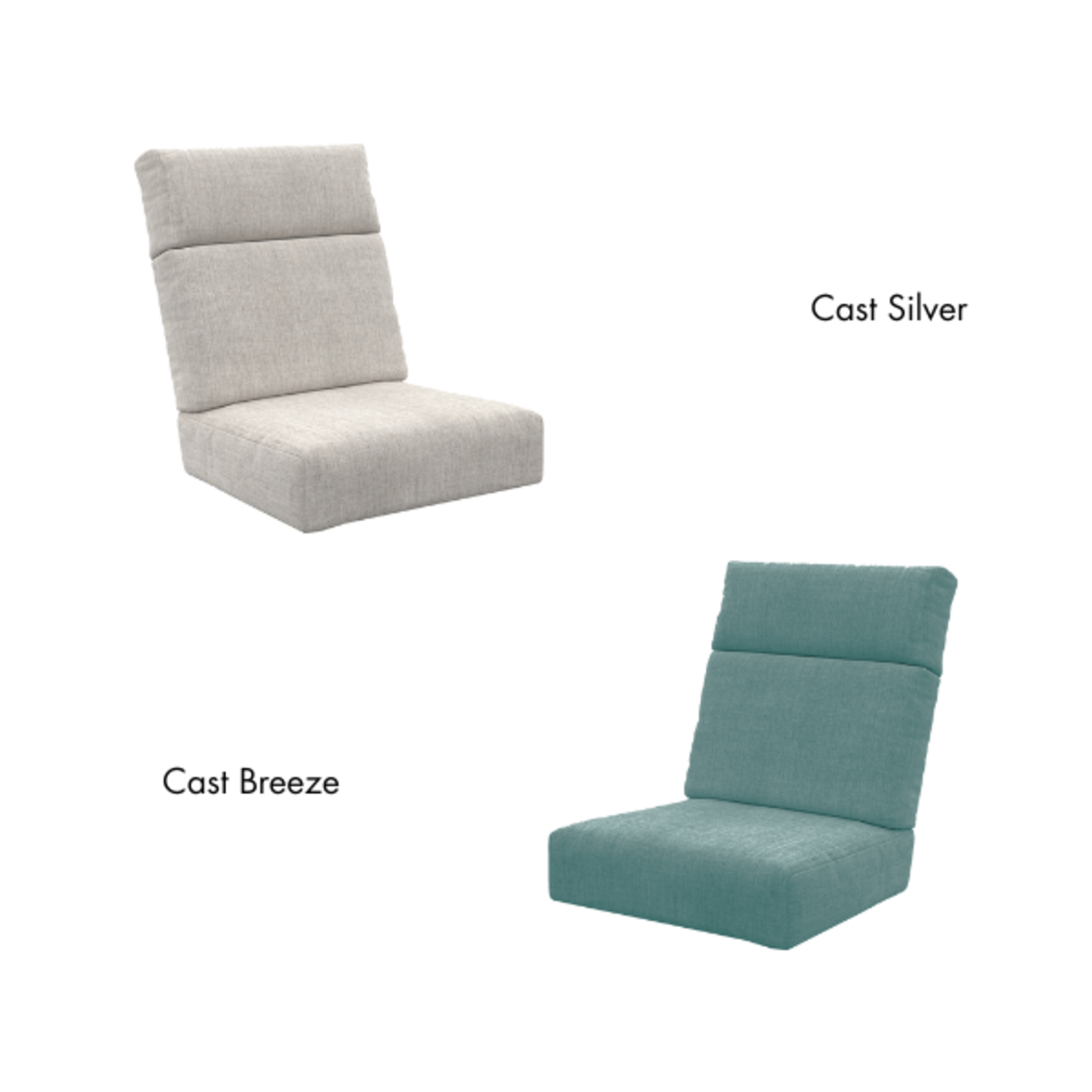 C.R. Plastics C.R. Plastics -High Back Deep Seating Cushion Set