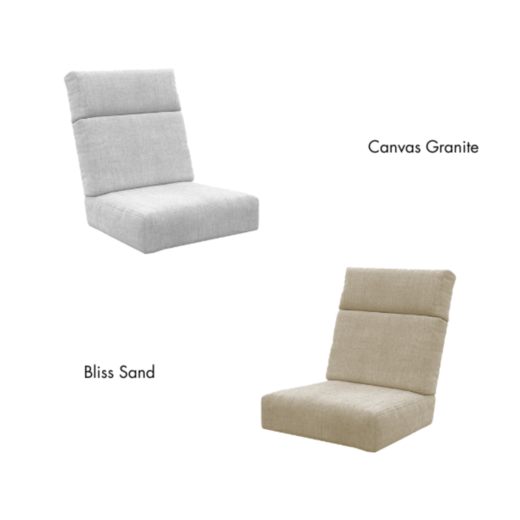 C.R. Plastics C.R. Plastics -High Back Deep Seating Cushion Set