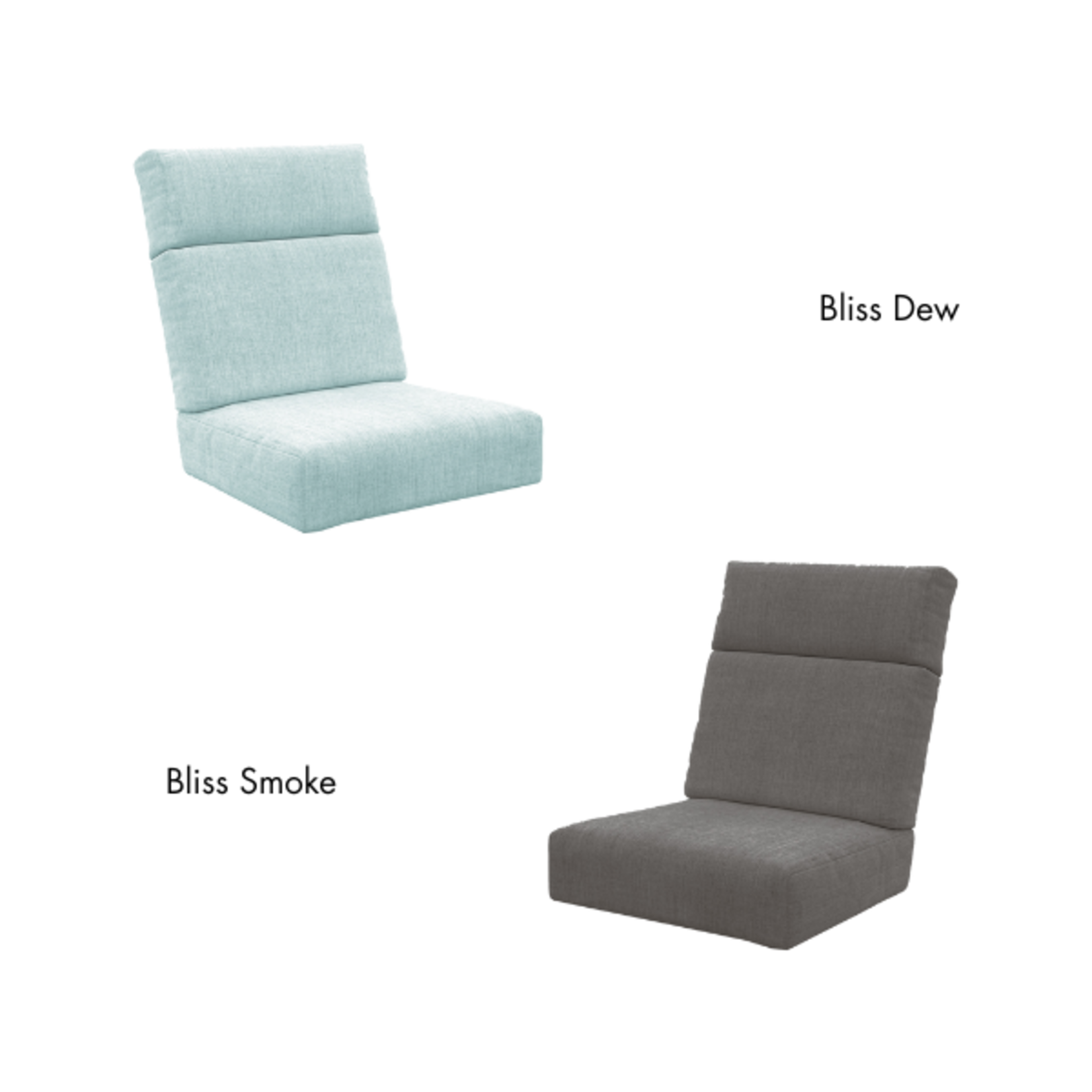 C.R. Plastics C.R. Plastics -High Back Deep Seating Cushion Set