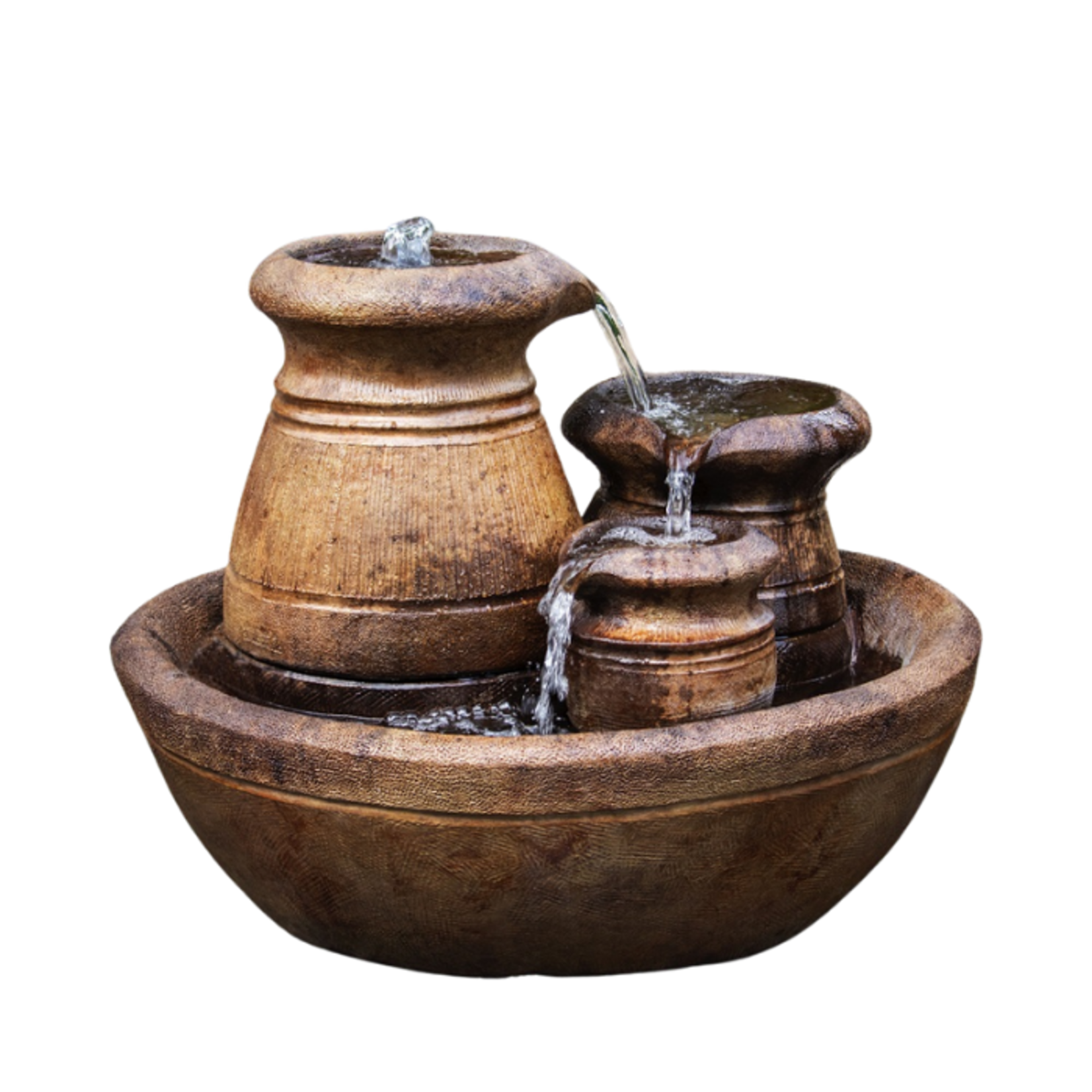 Cascading Urns Fountain