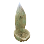 Cast Stone Fountain Giant Leaves - 47"
