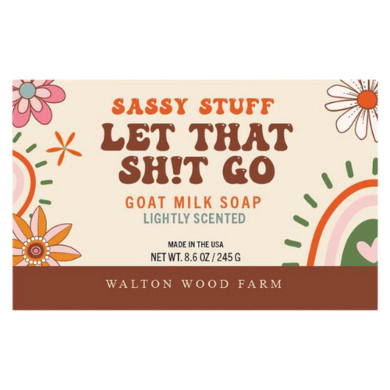 Walton Wood Farm Soap Bar - Let That Sh!t Go Goat Milk Soap - 245g