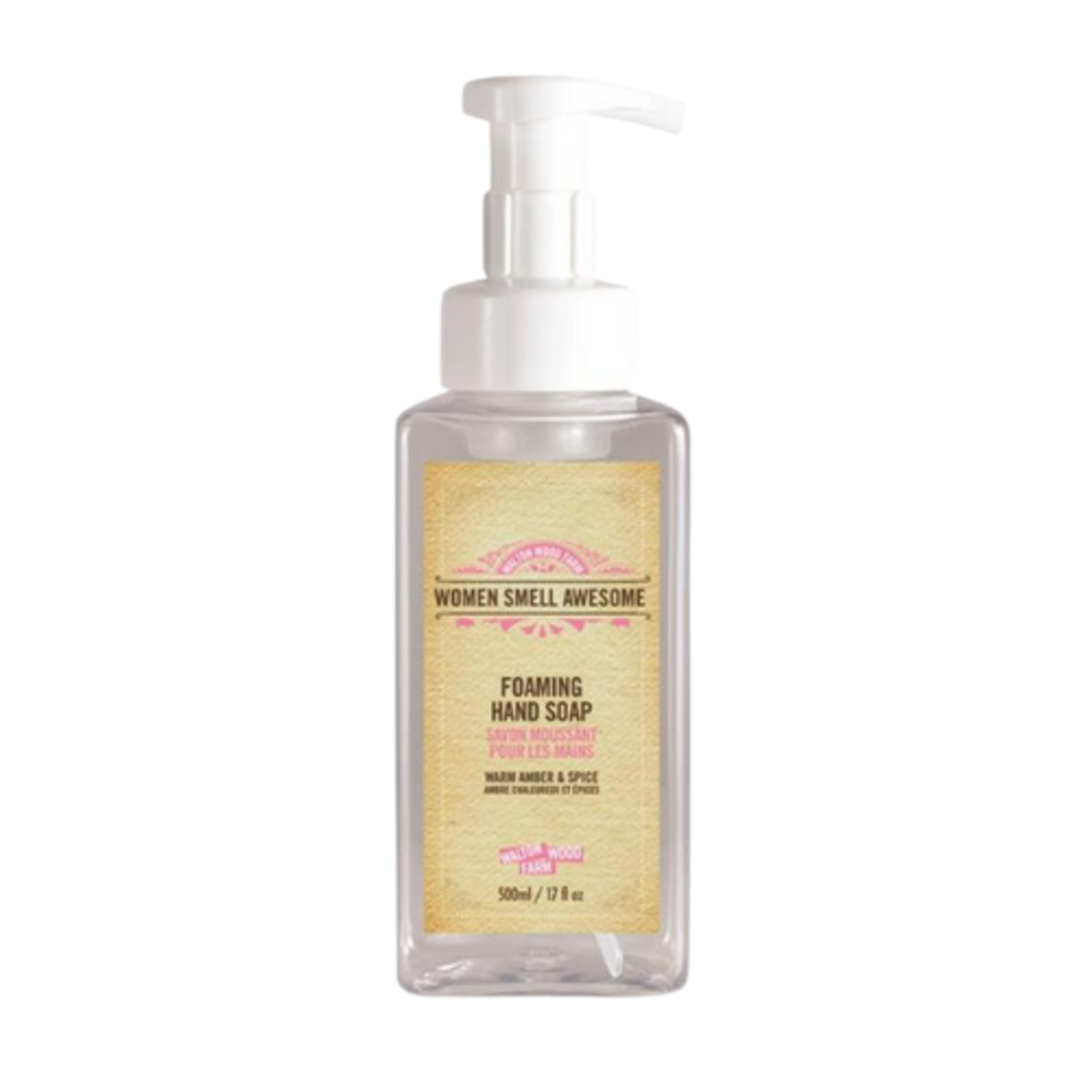 Walton Wood Farm Foam Soap - Women Smell Awesome - 500ml