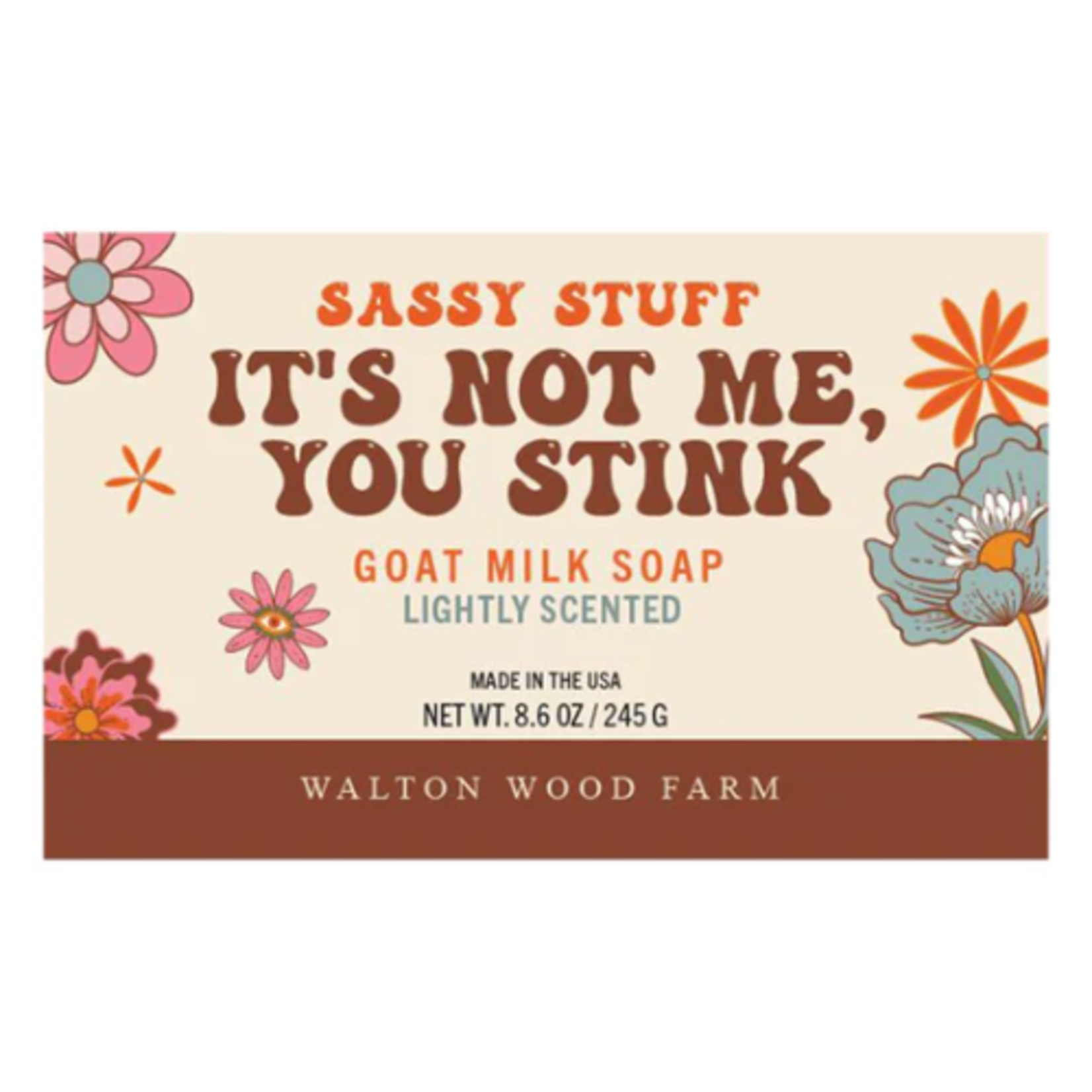 Walton Wood Farm Soap Bar - Its Not Me... You Stink Goat Milk Soap - 245g