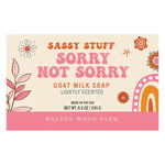 Walton Wood Farm Soap Bar - Sorry, Not Sorry Goat Milk Soap - 245g