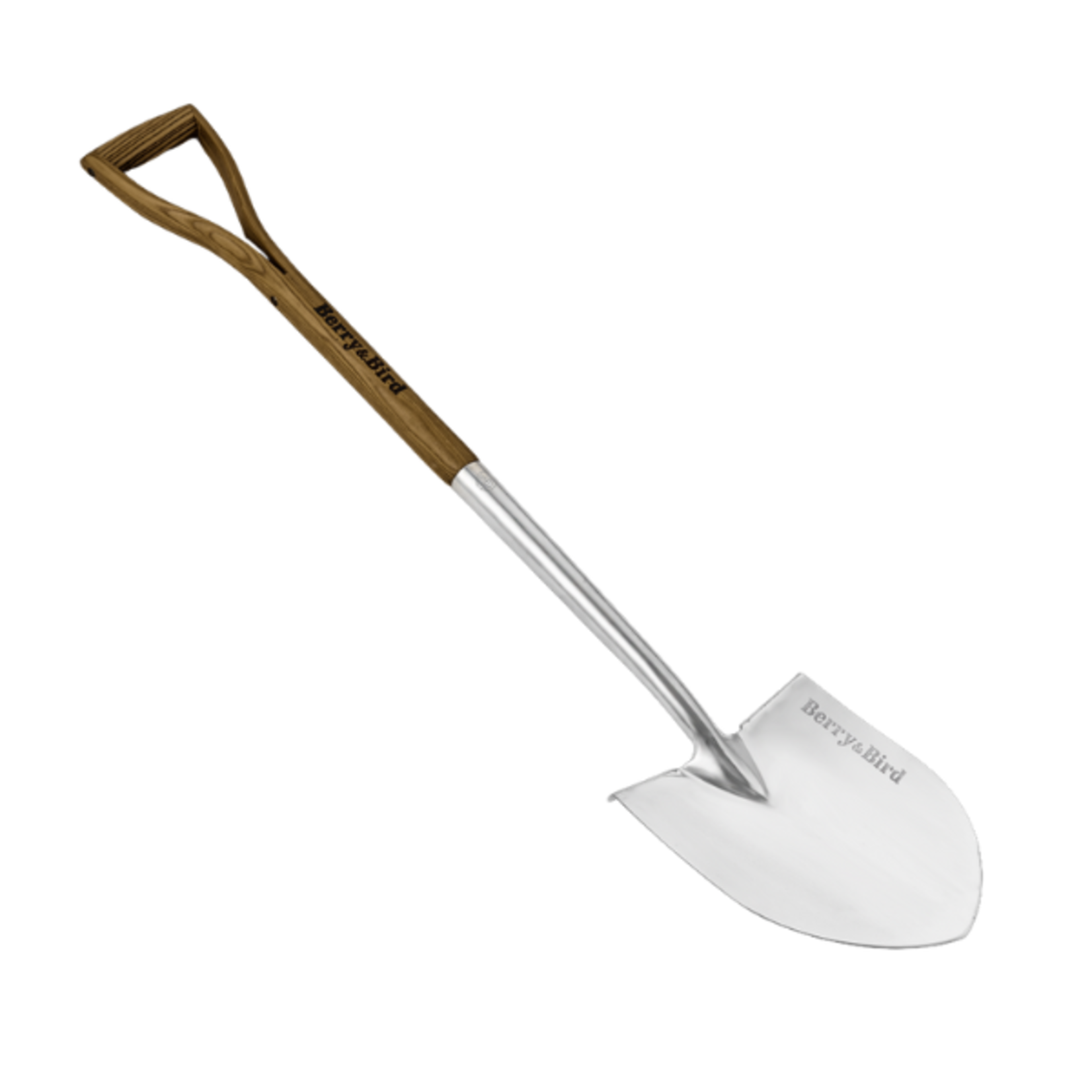 Berry & Bird Spade Shovel Round Point Shovel 40.98 inch with D-Handle Garden Shovel