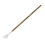 Berry & Bird 51 Inches Stainless Steel Long Handle Dutch Hoe Weeder with Wooden Handle