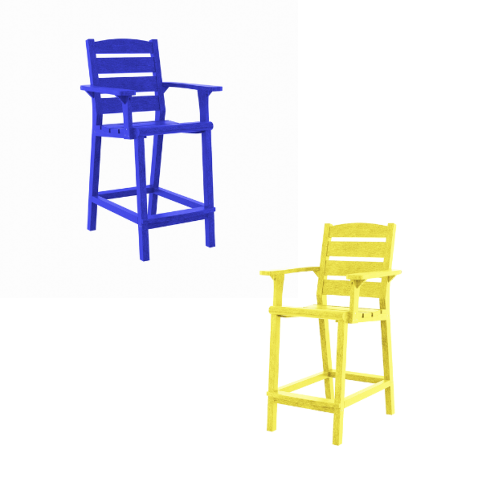 C.R. Plastics C.R. Plastics - Napa Counter Arm Chair