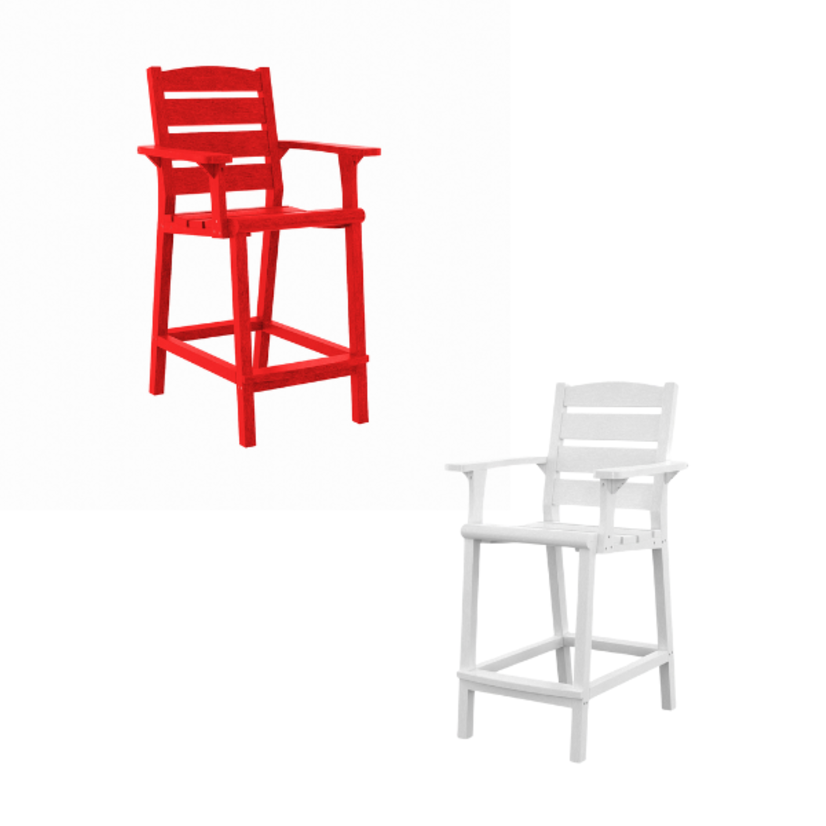 C.R. Plastics C.R. Plastics - Napa Counter Arm Chair