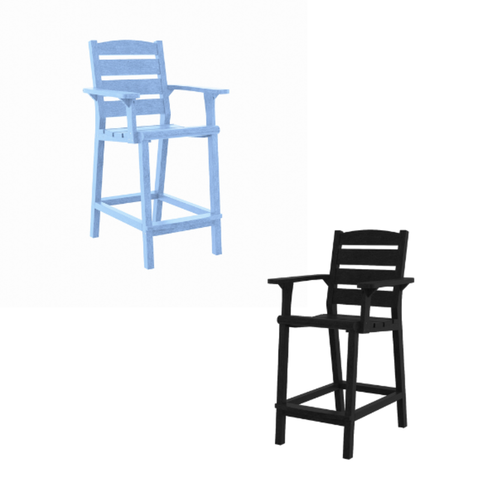 C.R. Plastics C.R. Plastics - Napa Counter Arm Chair