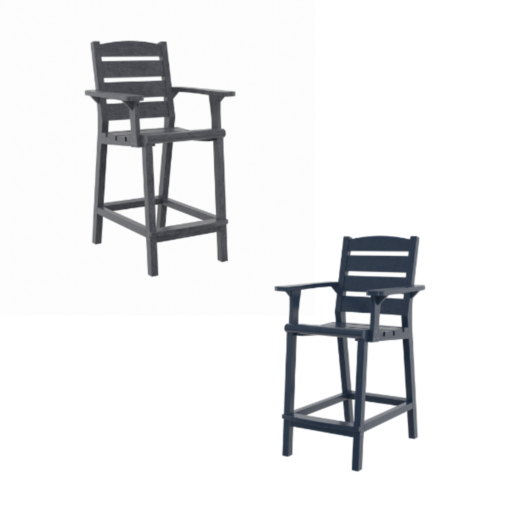 C.R. Plastics C.R. Plastics - Napa Counter Arm Chair