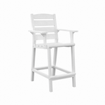 C.R. Plastics Napa Counter Arm Chair