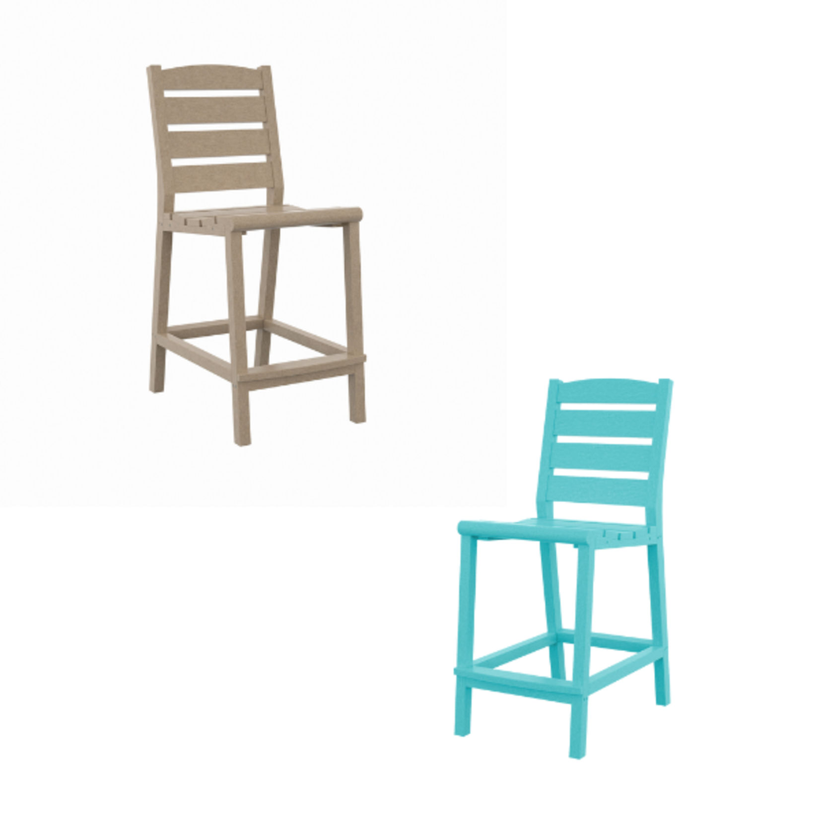 C.R. Plastics C.R. Plastics - Napa Counter Side Chair