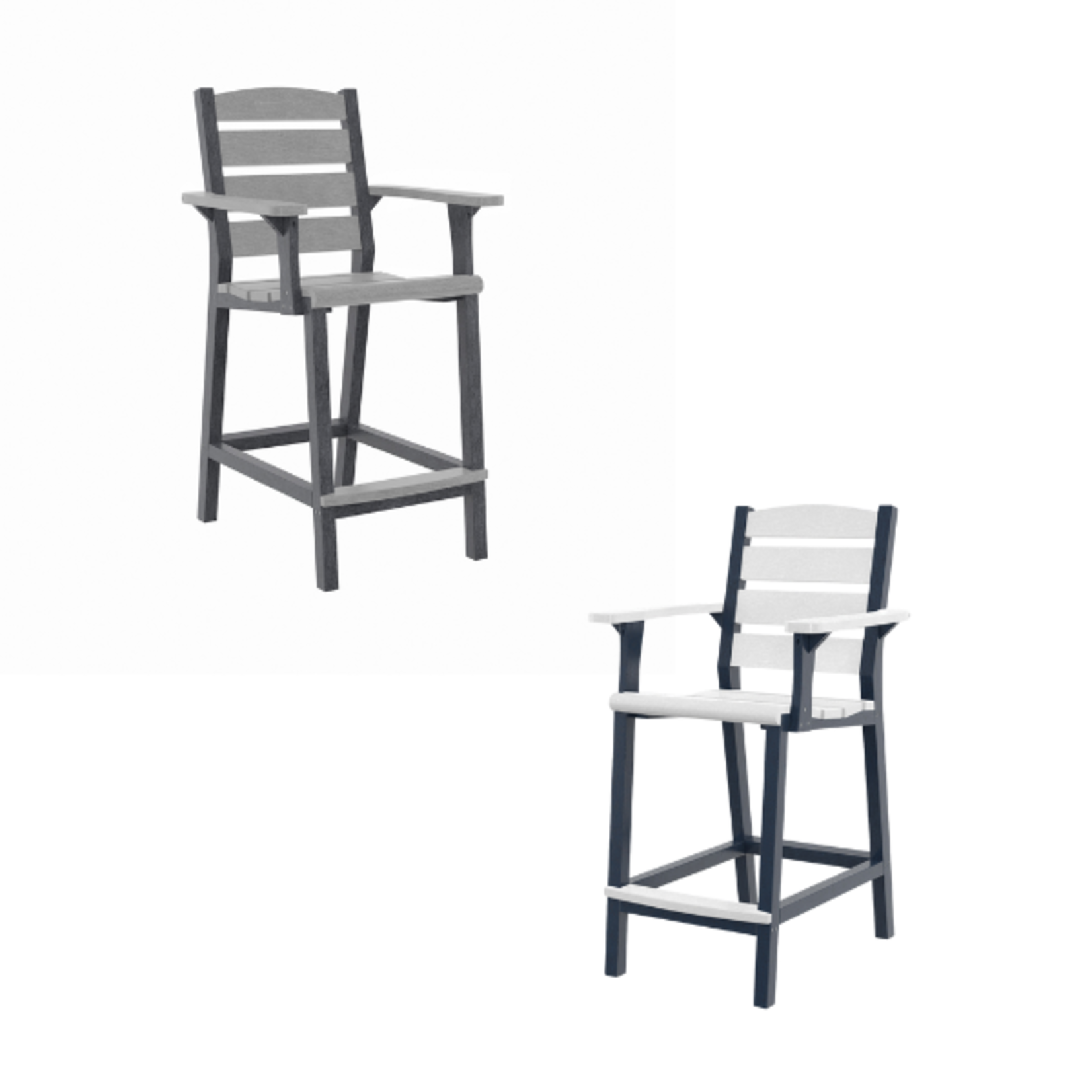 C.R. Plastics C.R. Plastics - Napa Counter Arm Chair