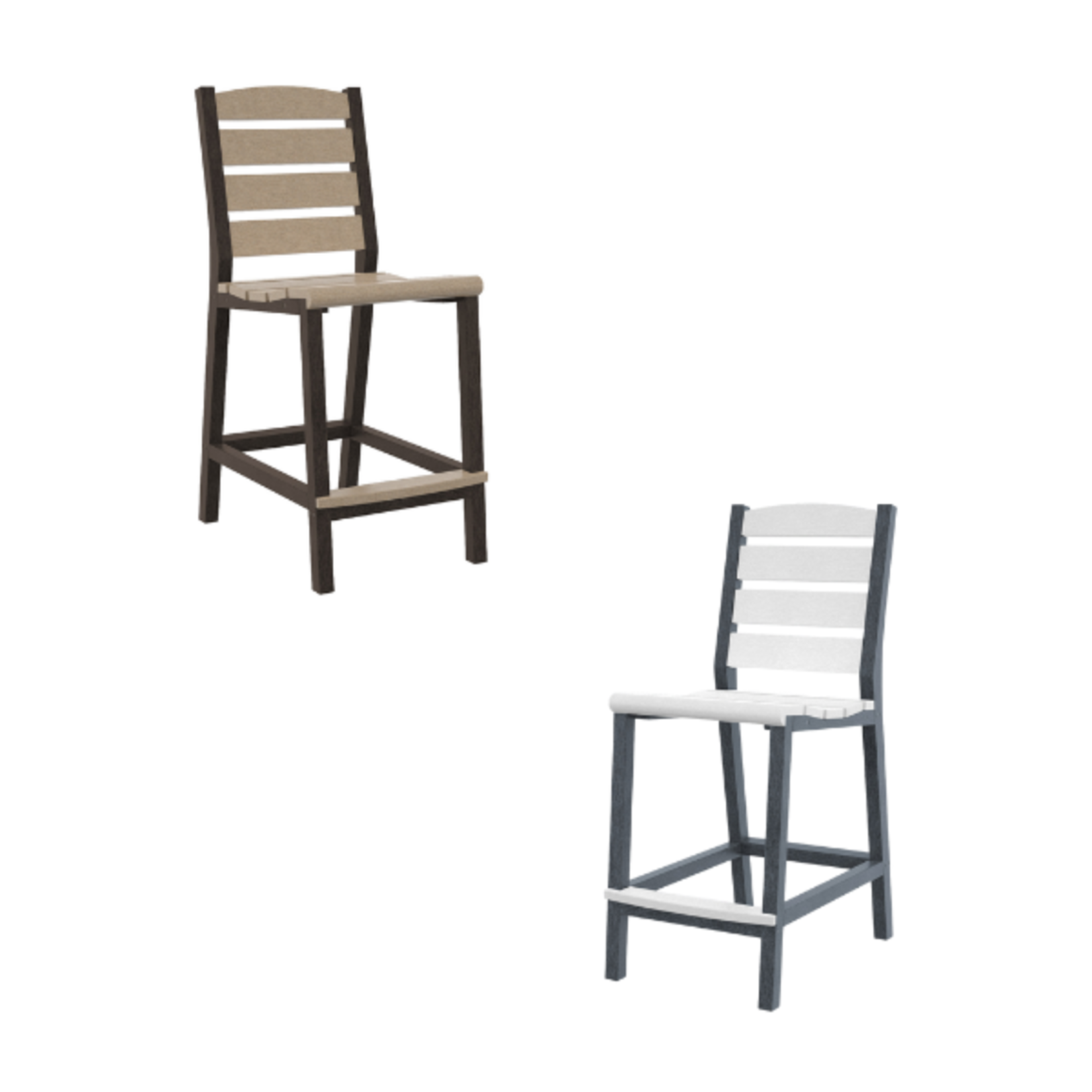 C.R. Plastics C.R. Plastics - Napa Counter Side Chair