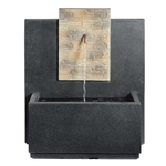 Lumineo Lightweight Rectangular Faucet Fountain - Gray