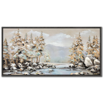 Tranquil Pines Print 28" x 56"