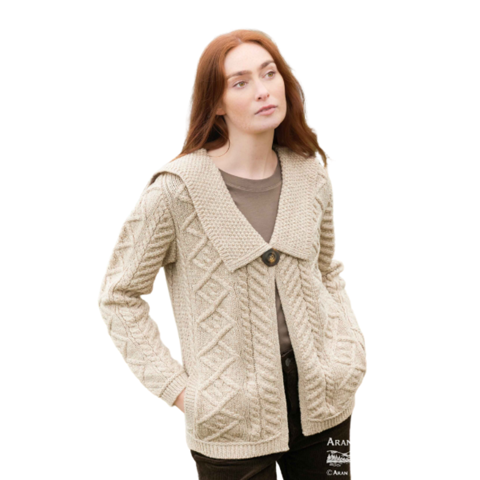 West End Knitwear - Beltra One Button Cardigan