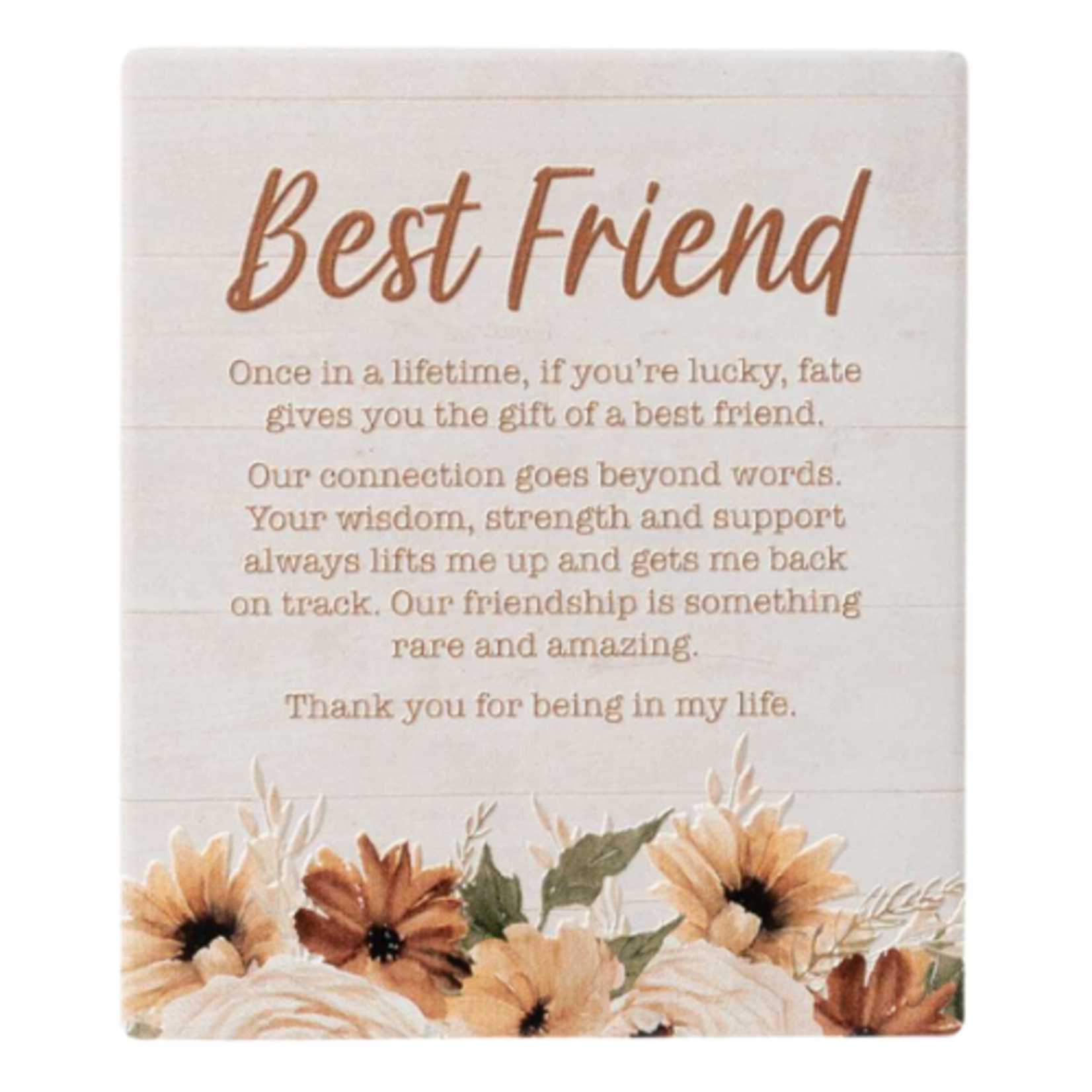 Verse Table Plaque/Hang Best Friend
