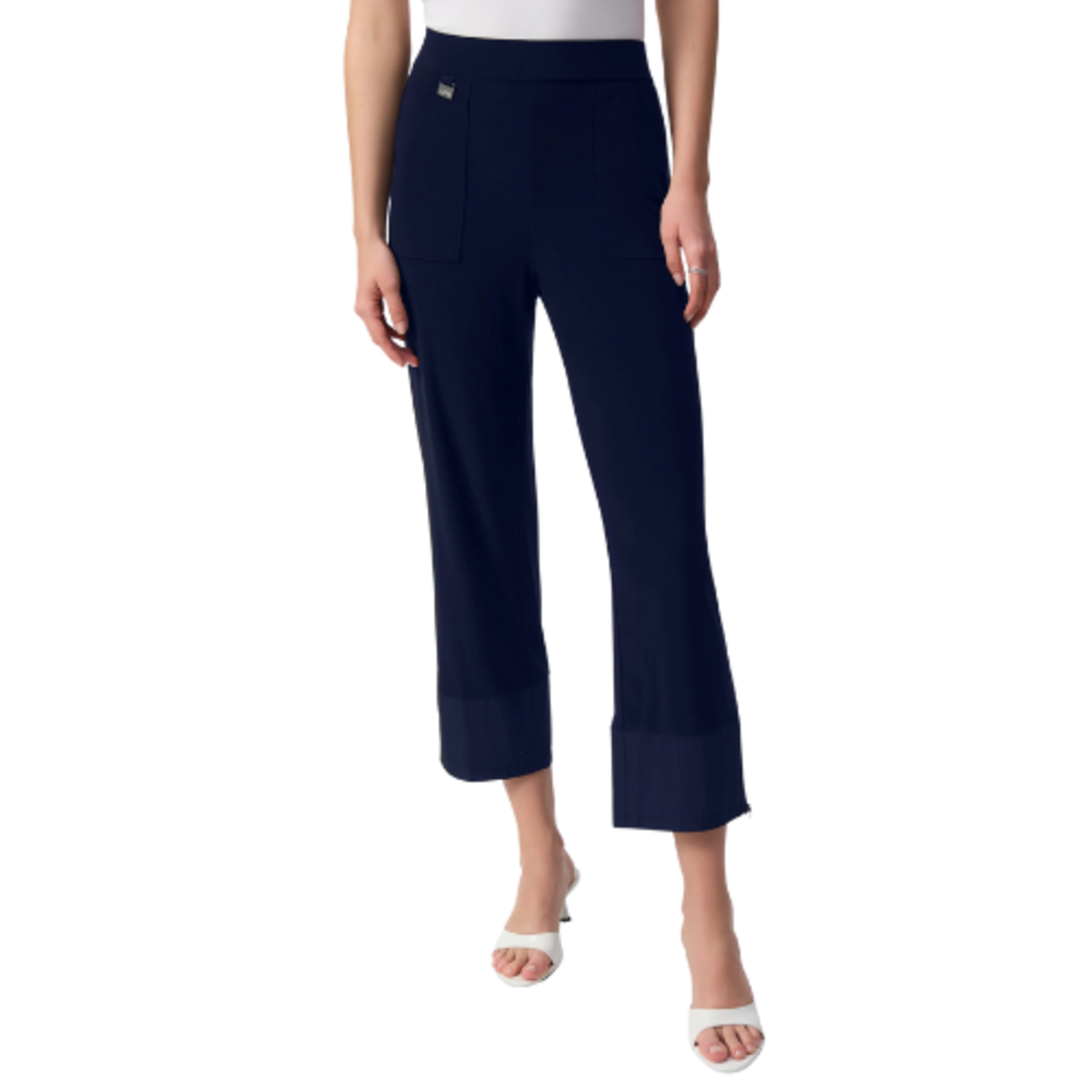Joseph Ribkoff Joseph Ribkoff - Relaxed Mid-rise Cropped Trousers