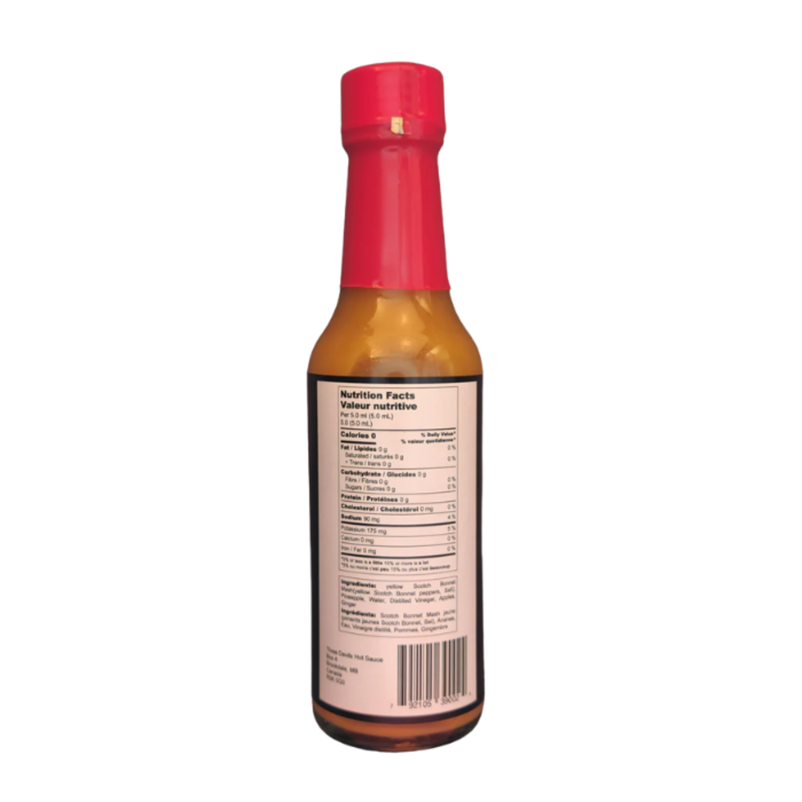 Three Devils - Hot Sauce - Pineapple Scotch Bonnet 150ml (5oz)