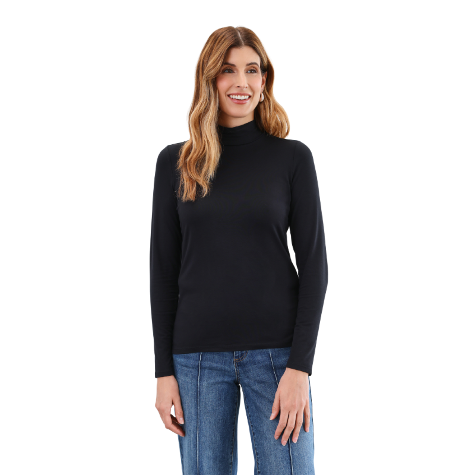 French Dressing Jeans French Dressing - Long Sleeve Mock Neck Top