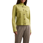 Tribal Double Knit Collared Sweater Cardigan