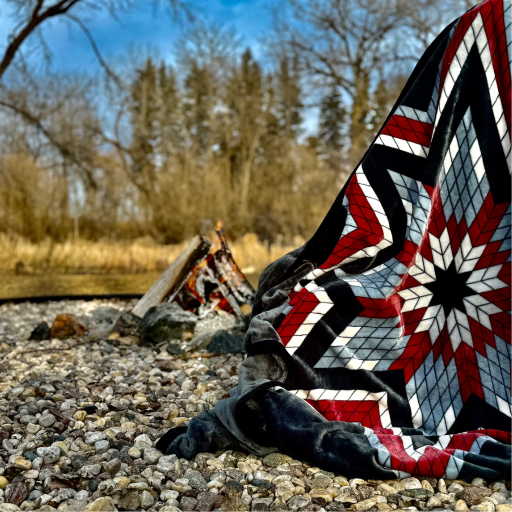 Sabe - Polar Fleece 60" x 80" Western Star