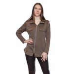 Papa Fashions Double Zip Sweater w/ Collar