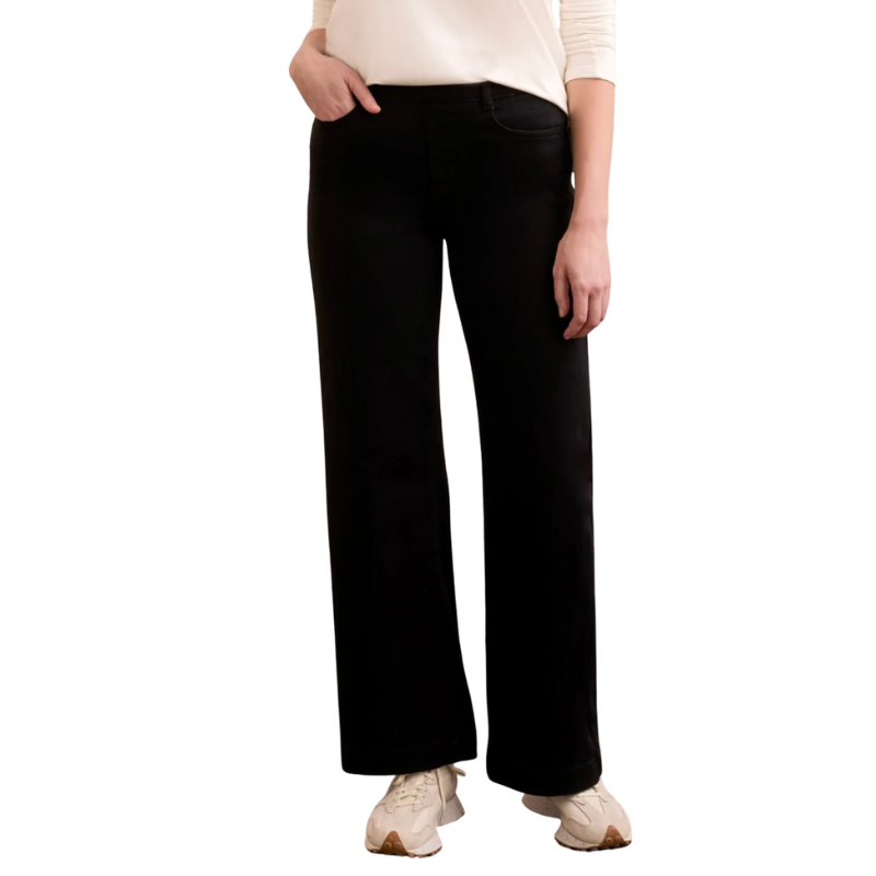 Audrey Hugging Flowy Wide Denim main image 1