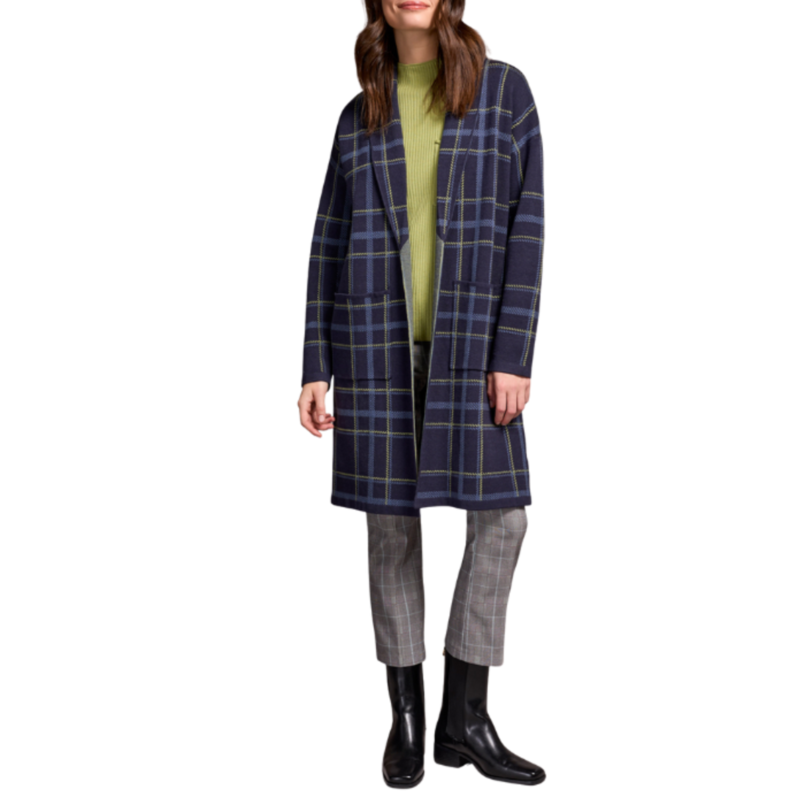 Tribal Tribal - Long Sleeve Coatigan w/ Pockets