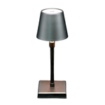 Table Touch LED Lamp - USB Chargable - Black Aluminum