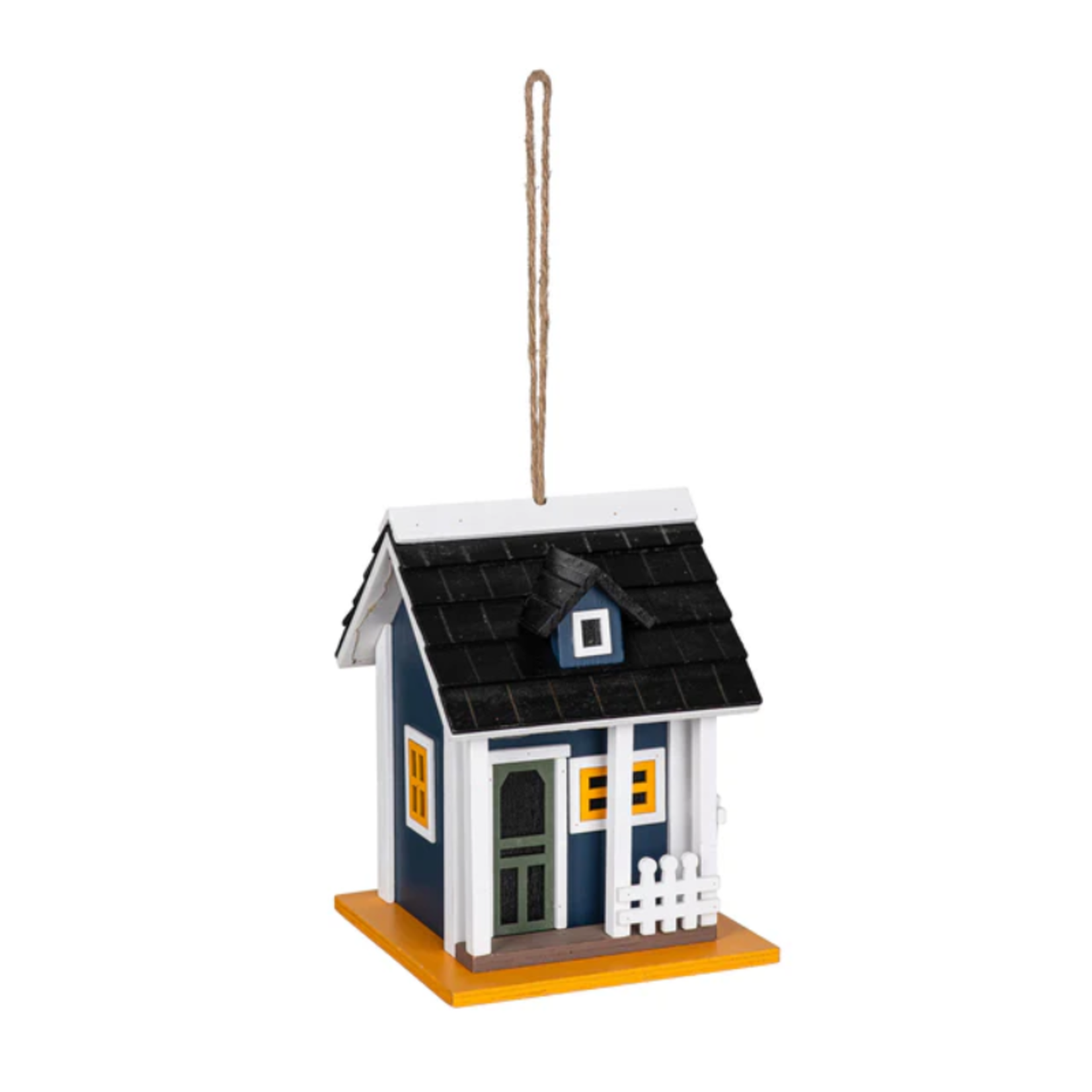 Wooden Solar Bird House, Woodland Retreat