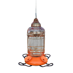 Pinebush Antique Bird Cage Style Glass Oriole Feeder