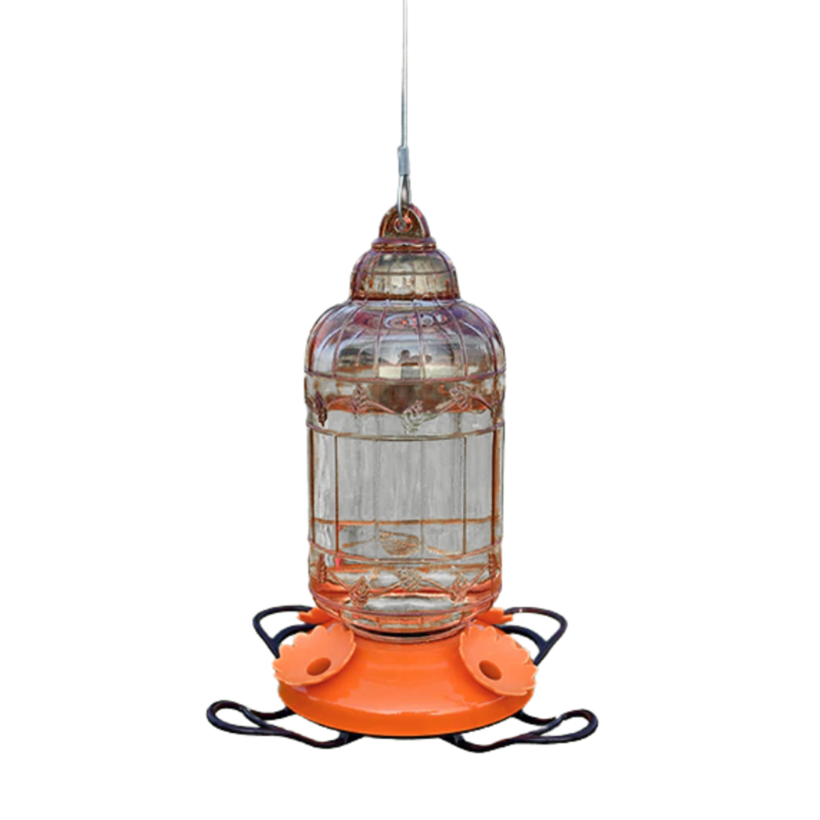 Pinebush Pinebush - Antique Bird Cage Style Glass Oriole Feeder