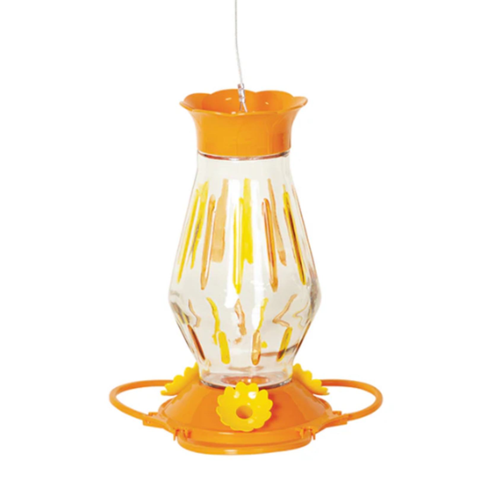 Pinebush Pinebush - Colored Stripes Glass Oriole Feeder